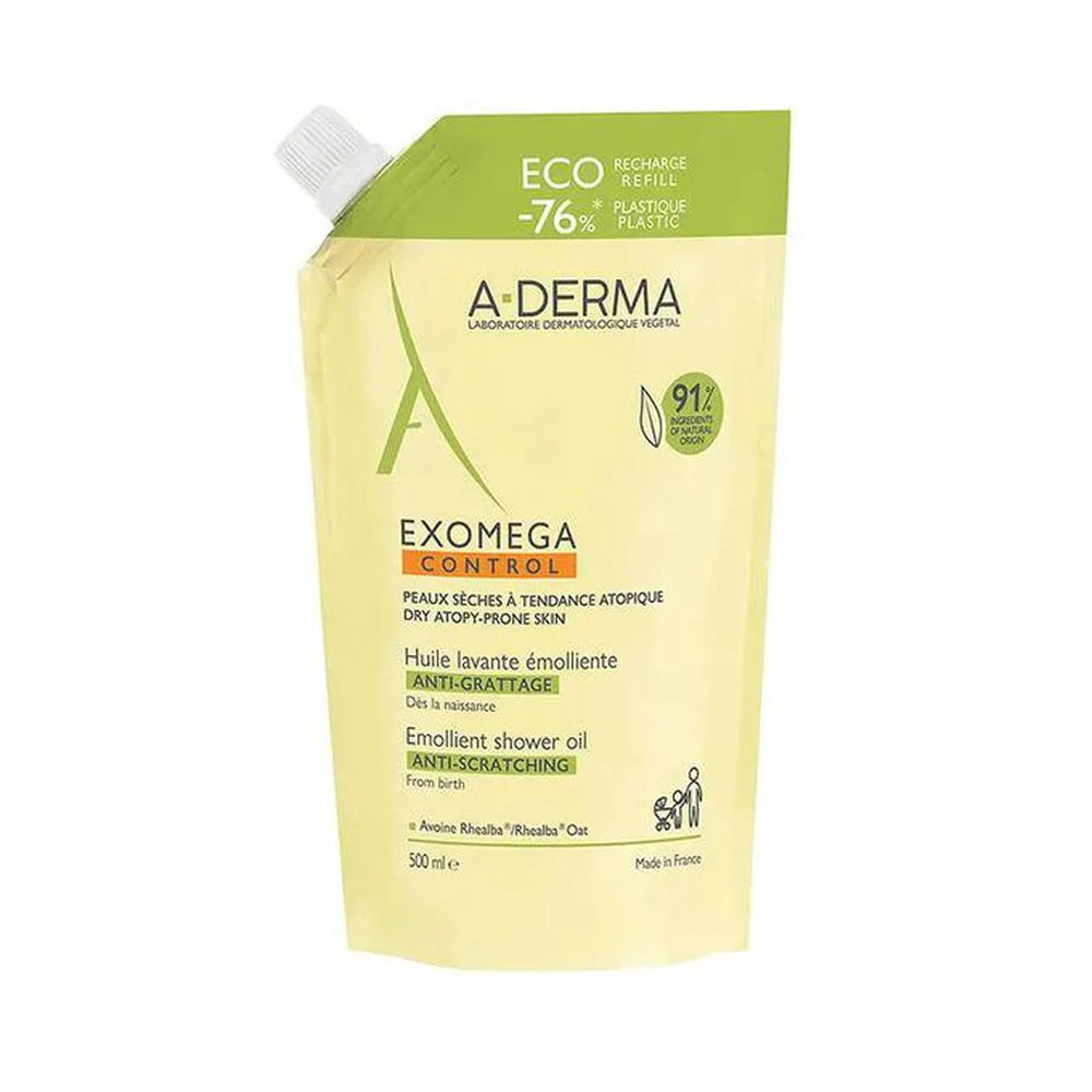 A-Derma Exomega Control Ricarica Olio Detergente Emolliente 500ml