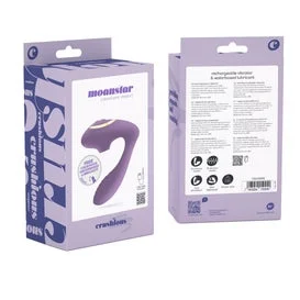 Crushious Set Moanstar Estimulador Recargable + Lubricante