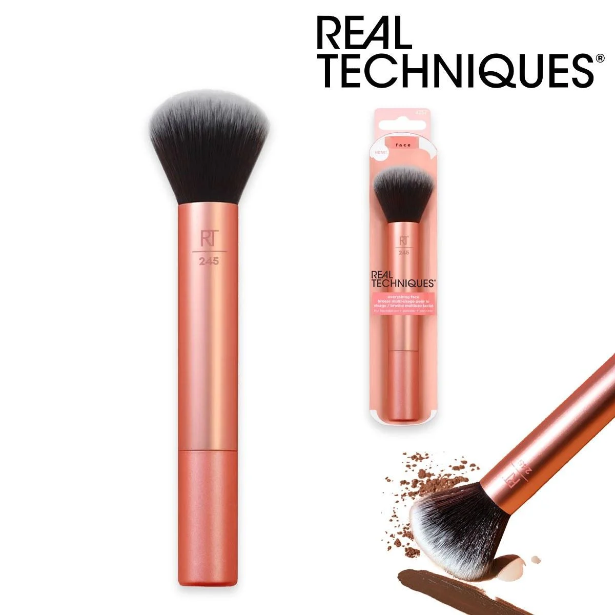 Real techniques everything makeup brush pennello mul