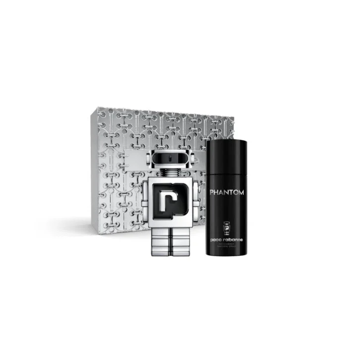 Paco Rabanne Phantom Eau De Toilette Spray 100ml Set 2 pezzi Natale 2023