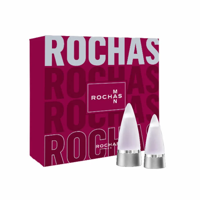 Rochas Uomo Eau De Toilette Spray Set 100 ml 2 pezzi