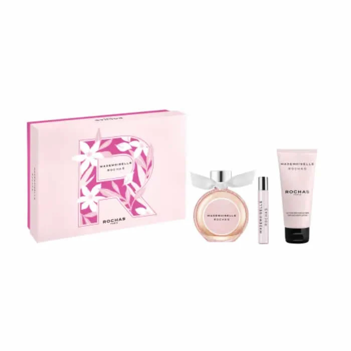 Rochas Mademoiselle Rochas Eau De Parfum Spray 90 ml Set 3 Pezzi