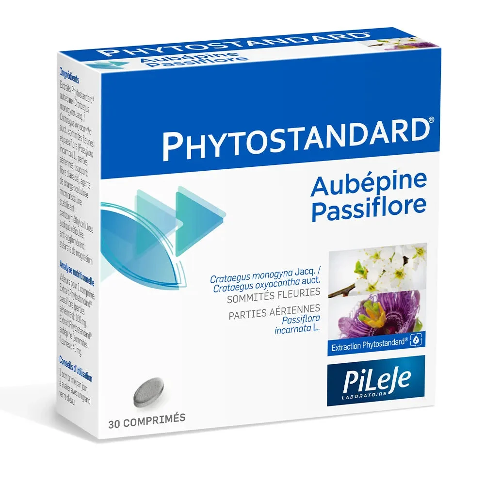 Pileje Phytostandard Biancospino Passiflora 30 Compresse