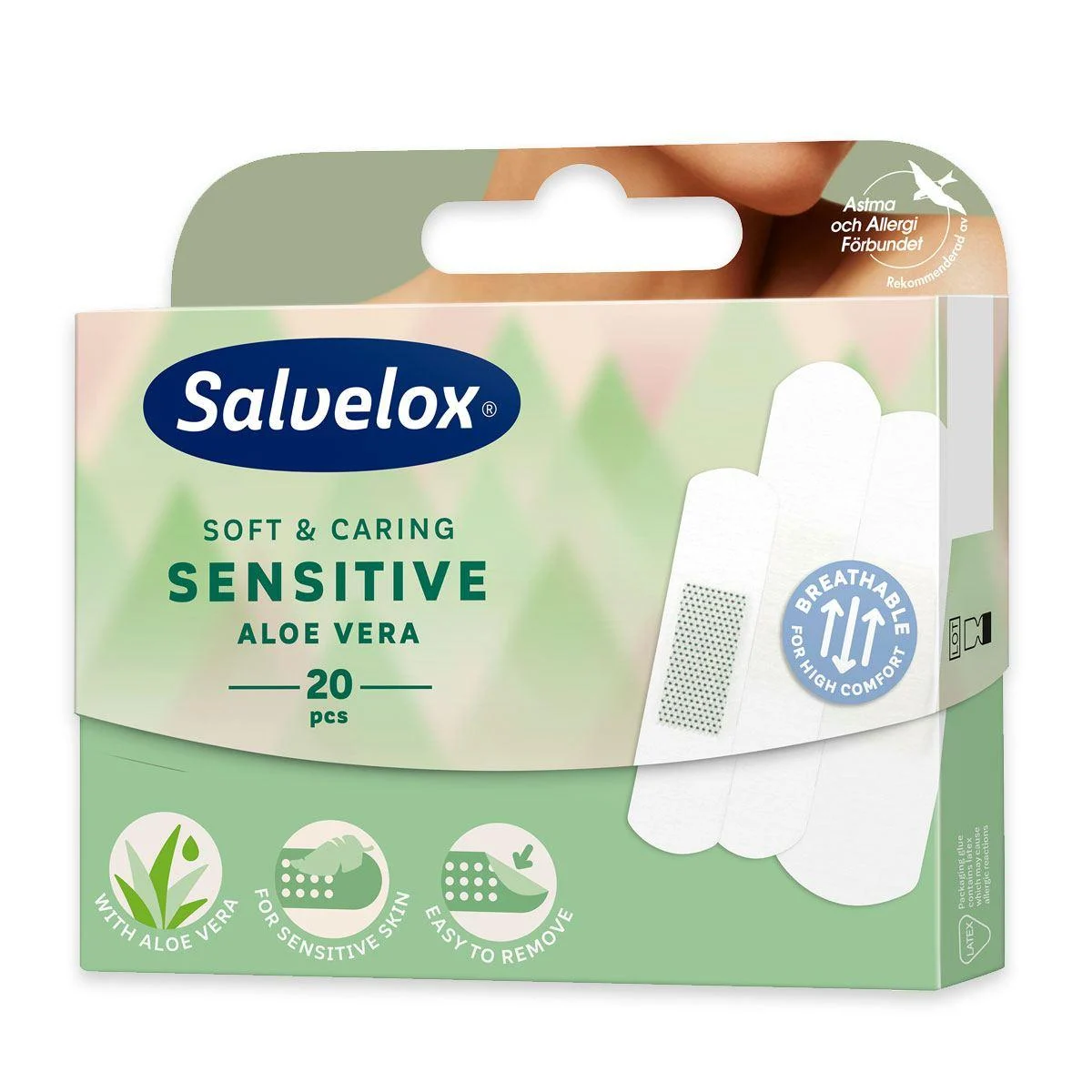 Salvelox aloe vera sensibile 20pz
