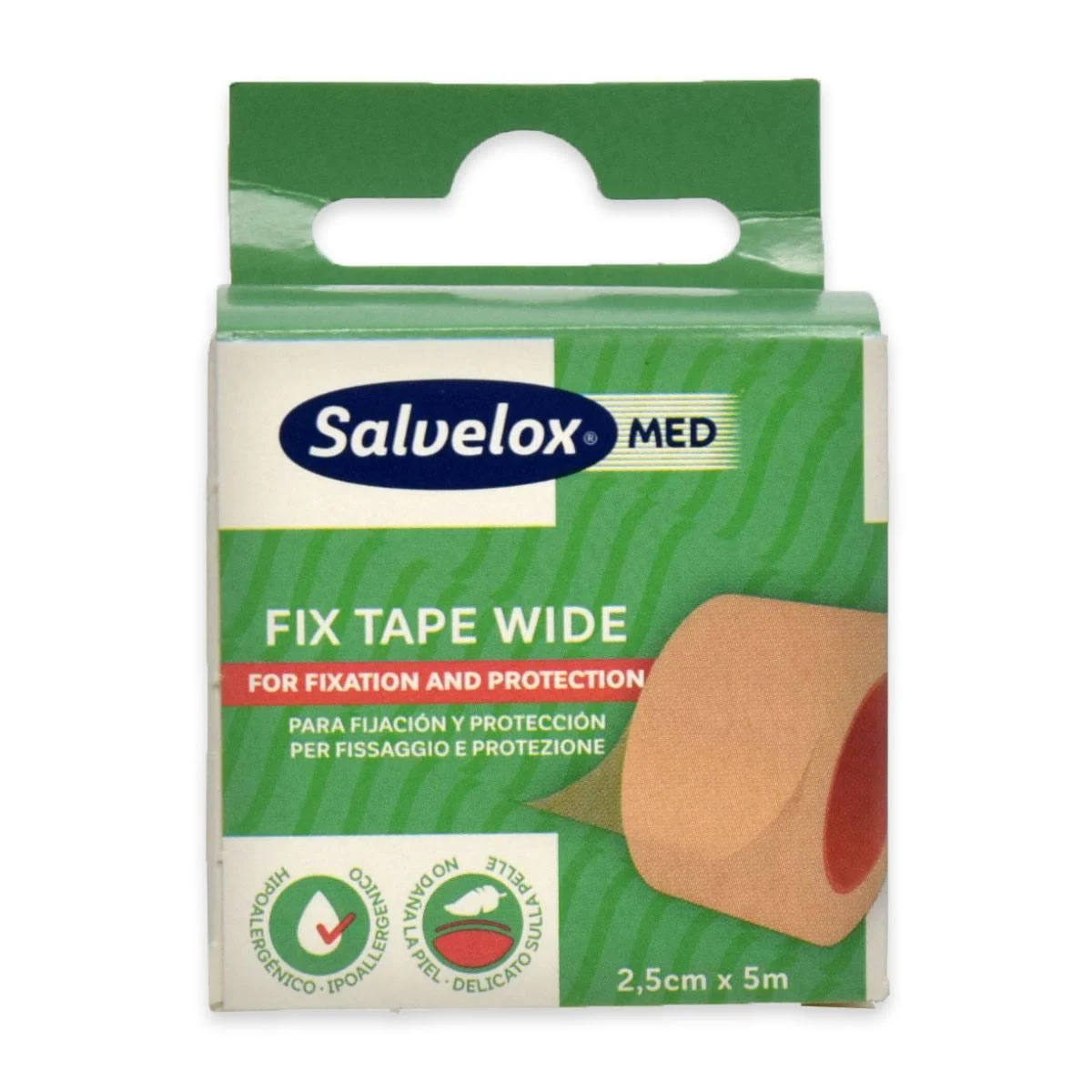 Salvelox cerotto a rocchetto largo 2,5 cm x 5 mt