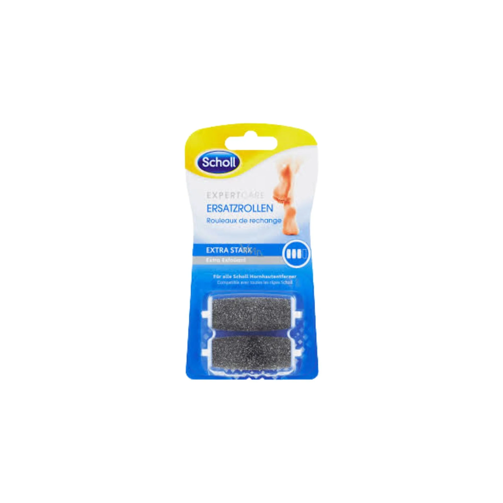 Scholl Testine di ricambio diamantate lisce in velluto ( extra ruvide, 2 pezzi )