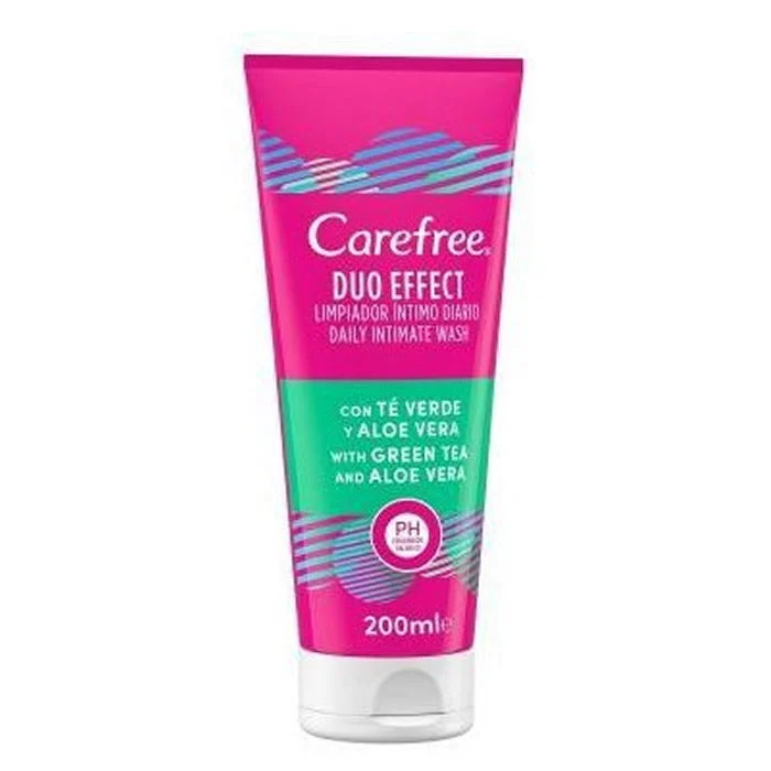 Detergente intimo Carefree Duo Effect Tè Verde e Aloe Vera 200ml