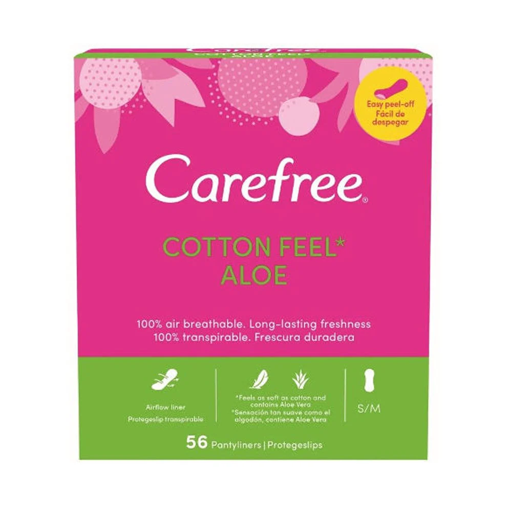 Carefree Normal Aloe Protector Cotone 56 Unità