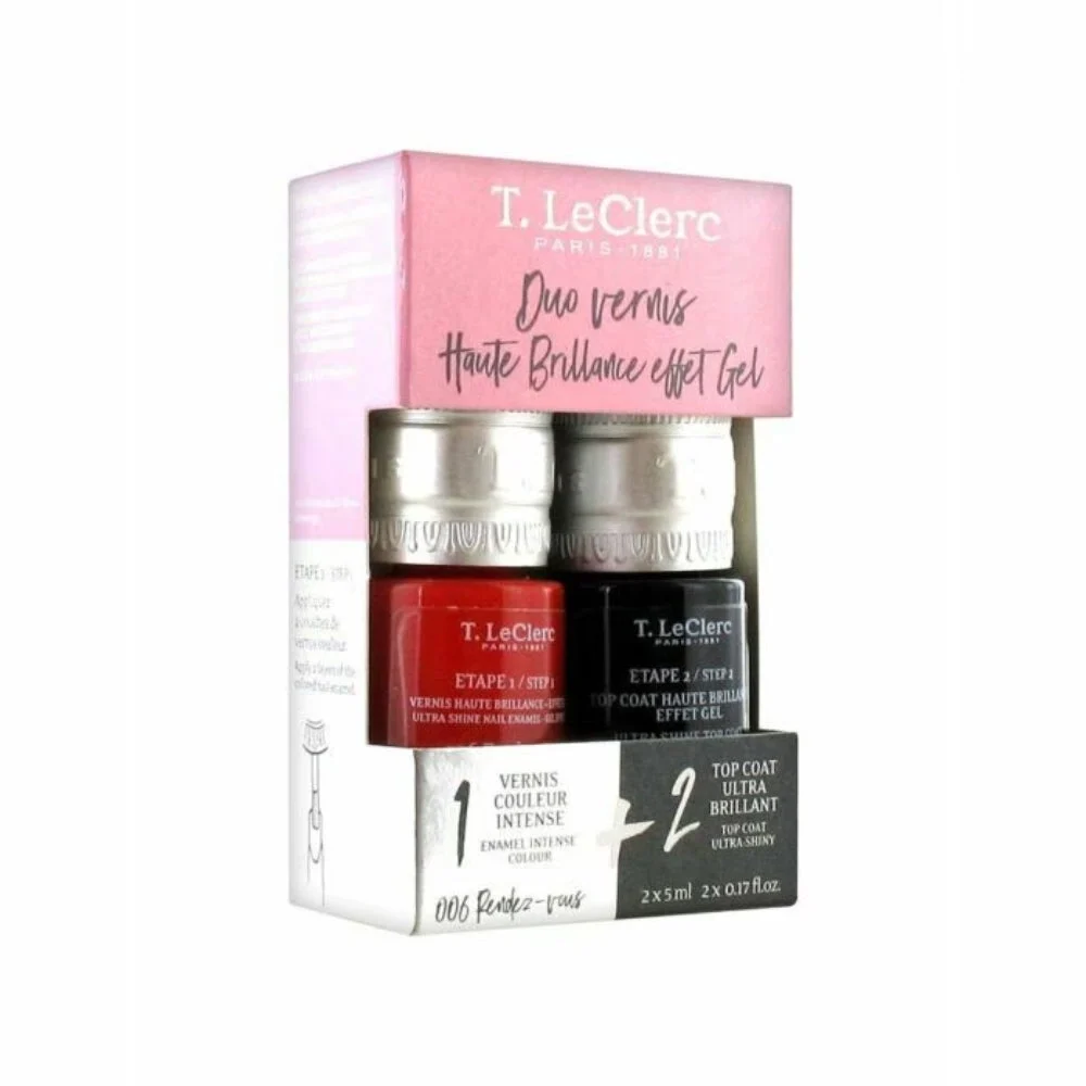 T.Leclerc Haute Brillance Set Gel Effet 2 Pezzi