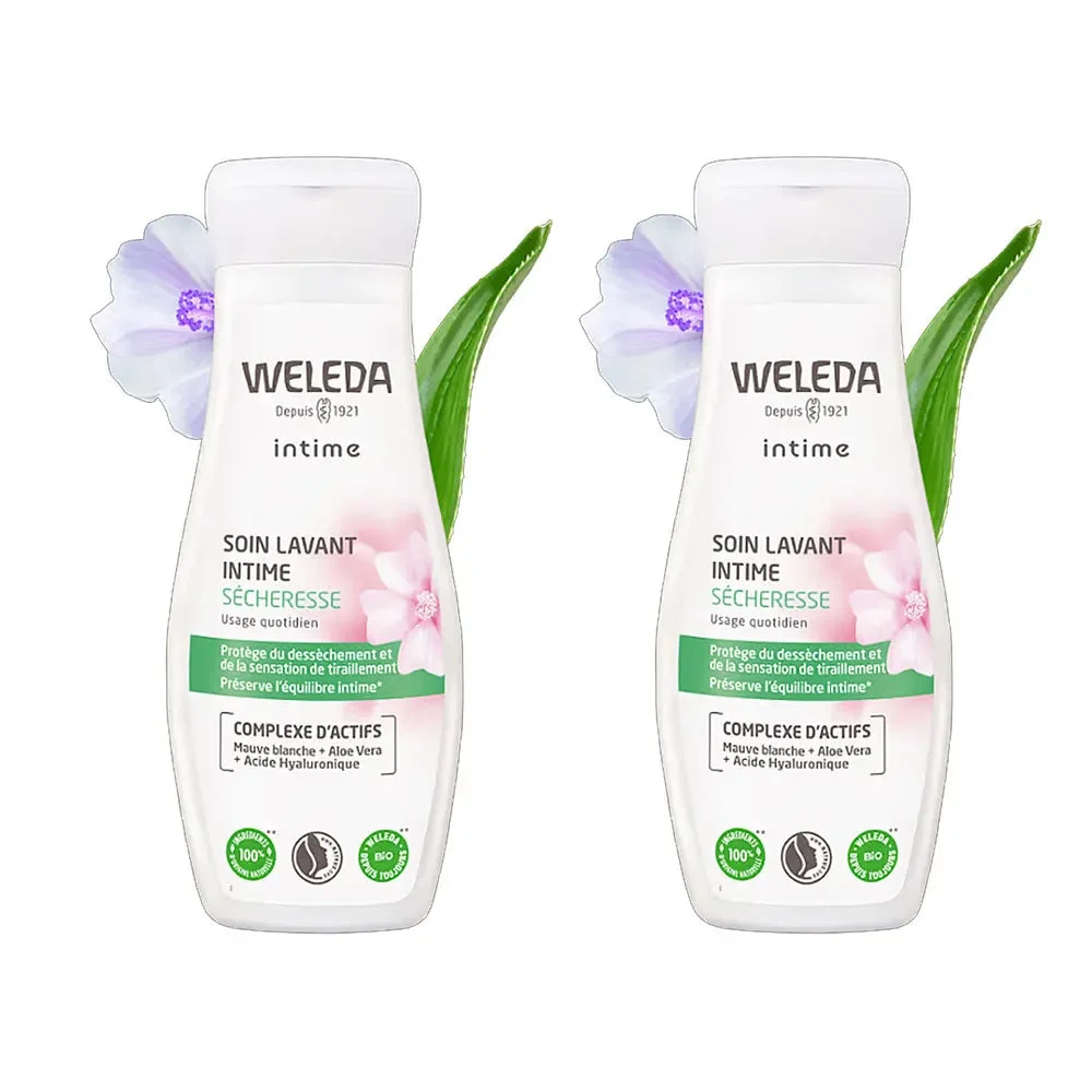 Weleda Intima Trattamento Lavante Intima Secchezza 2x200ml