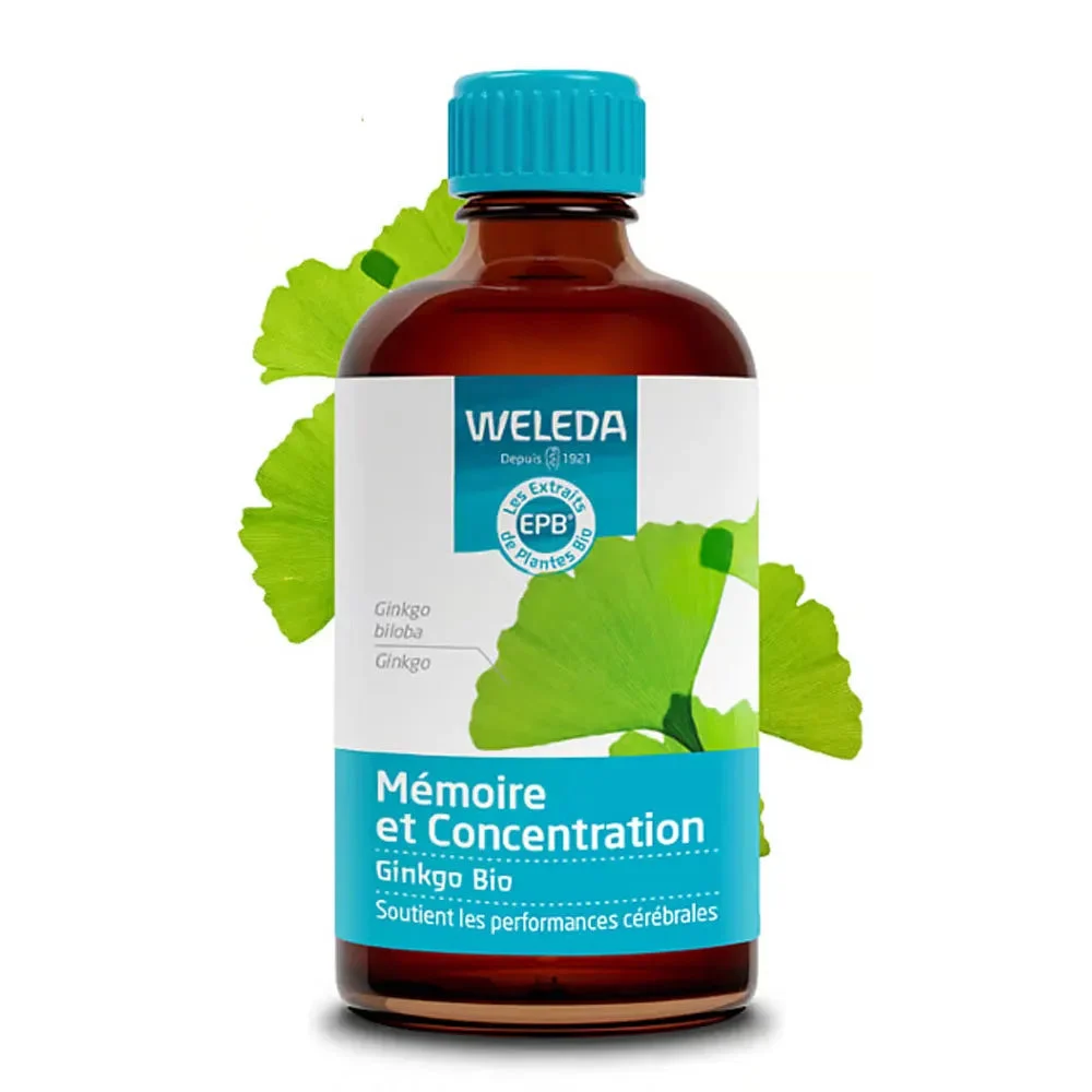 Weleda Gli Estratti di Piante Bio Memoria e Concentrazione Ginkgo 100ml