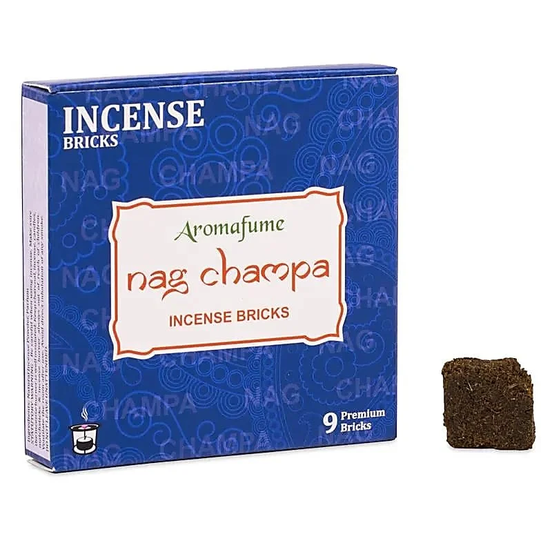 Nag Champa - Mattoncini di incenso - Aromafume - 9 Pezzi