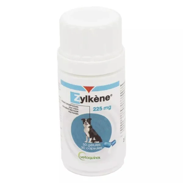 Vetoquinol Zylkène Alimento complementare effetto rilassante 225mg Cani medi 30 capsule