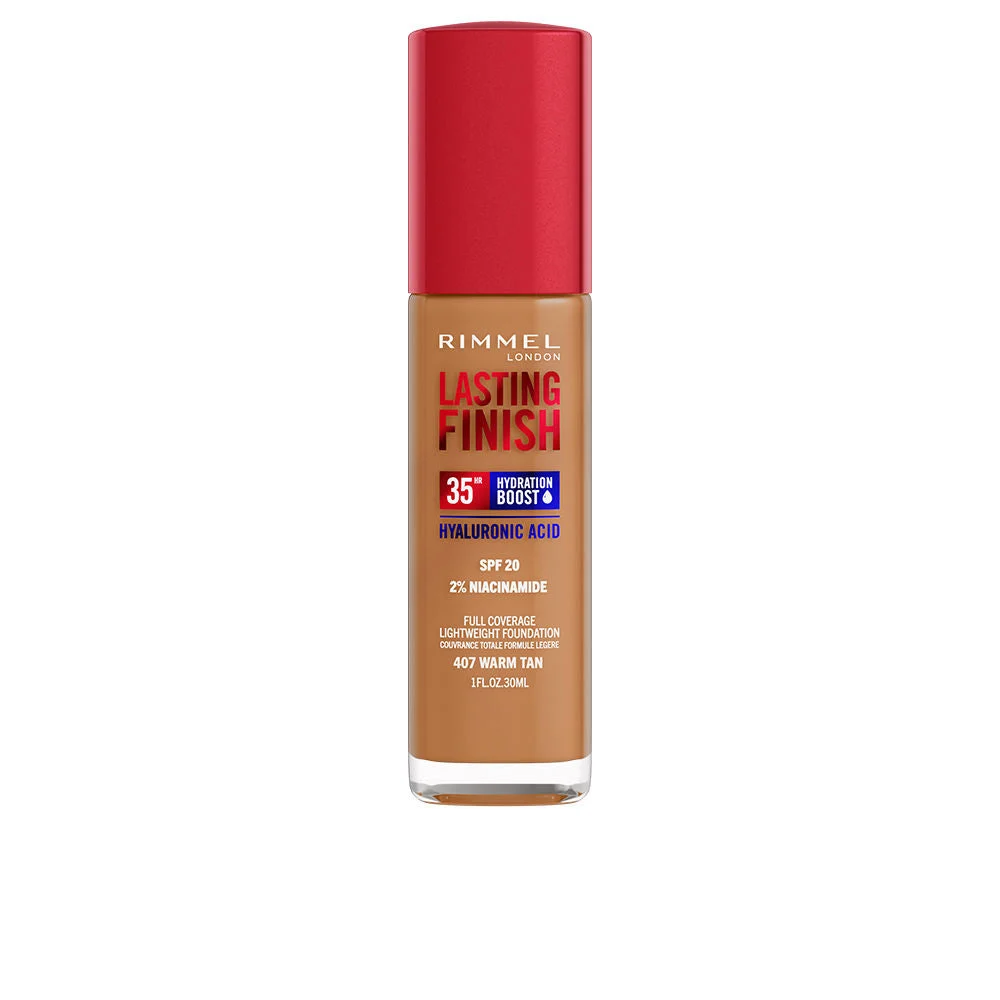 Rimmel London Lasting Finish Boost idratante Spf20 407-Warm Tan 30ml