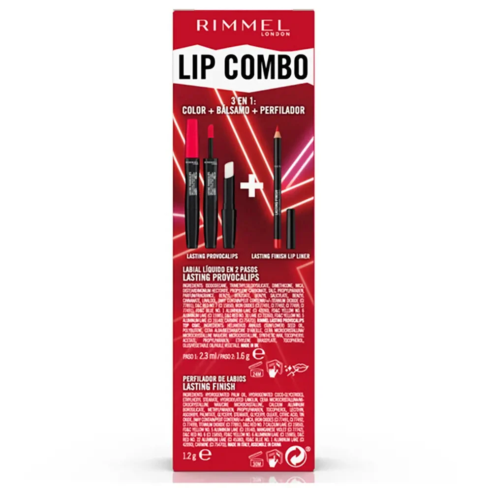 Rimmel London Combo labbra Provocalips Set Fav Red 2 U