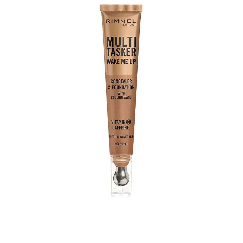 Rimmel London Multitasker Wake Me Up Correttore e base per il trucco Toffee 20 ml
