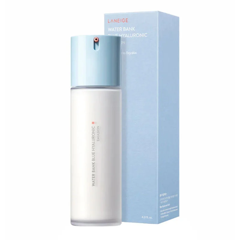 Emulsione all'acido ialuronico blu Water Bank 120 ml (da normale a secca)