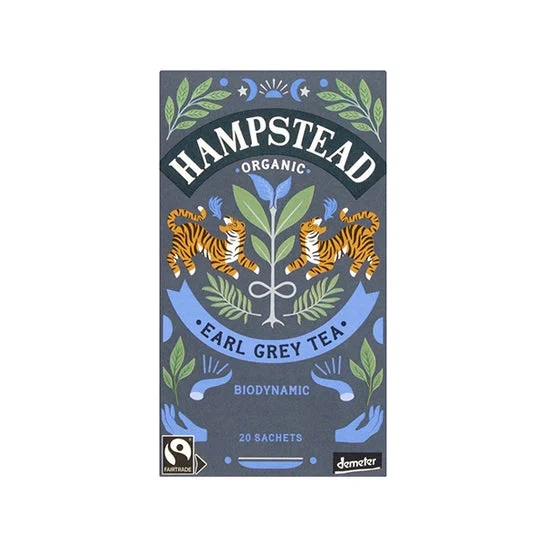 Hampstead Tea Early Grey Infusión Bio 20 Sobres