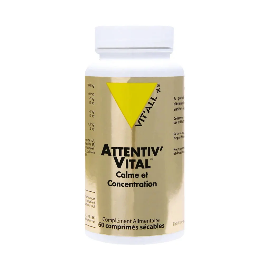 Vit'All+ Attentiv'Vital Calma E Concentrazione x 60 Compresse