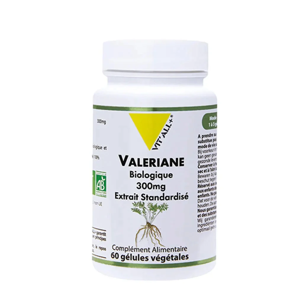Vit'All+ Valeriana Biologica Estratto Standardizza 300mg 60 capsule