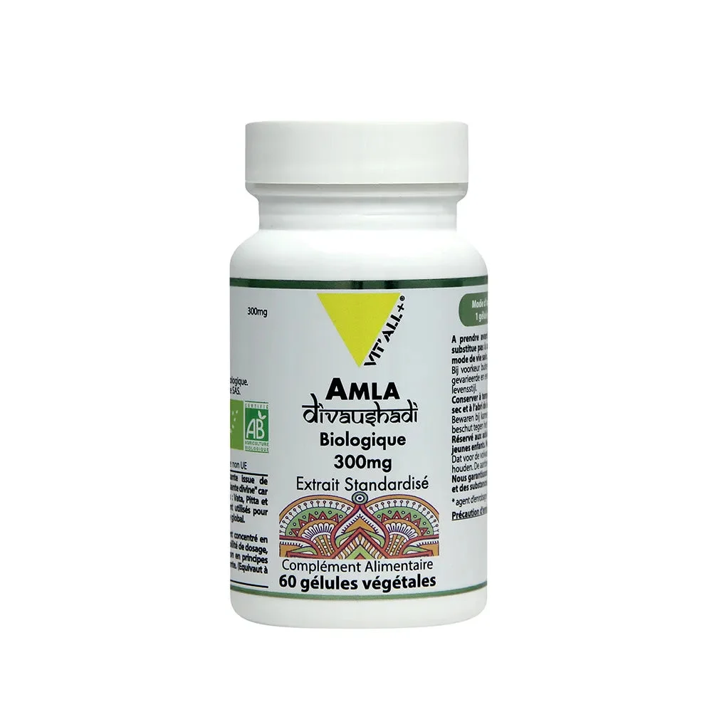 Vit'All+ Amla Biologica 300mg Estratto Standardizza 60 Capsule