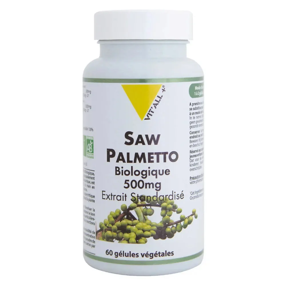 Vit'All+ Saw Palmetto Bio 500mg 60 capsule vegetali