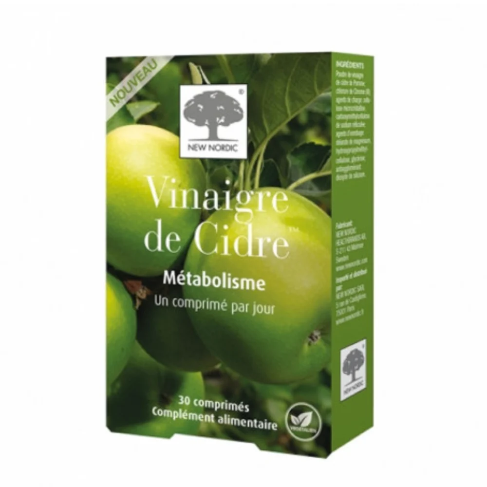 New Nordic Aceto di Sidro di Mele 30 Compresse Metabolismo