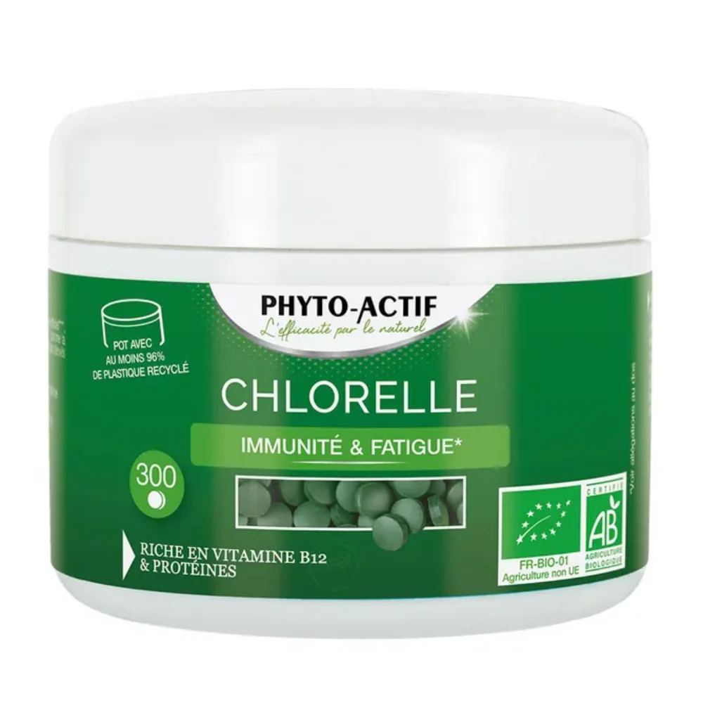 Phyto-Active Chlorelle Ecocert 300 Compresse
