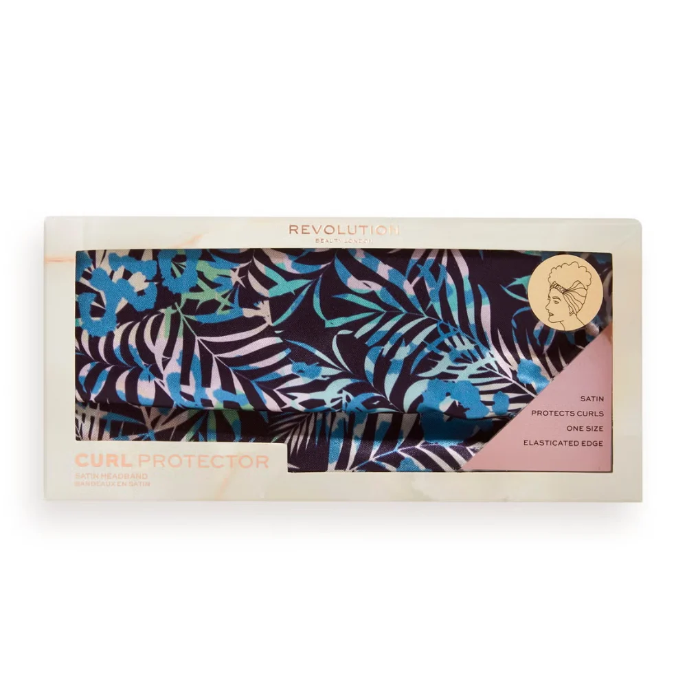 Revolution haircare Protezione per ricci con stampa tropicale satinata