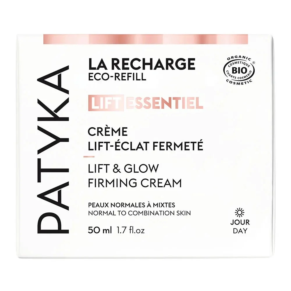 Patyka Lift Essential Ricarica Crema Lift Luminosità Rafforzamento Bio Pelli da Normali a Miste