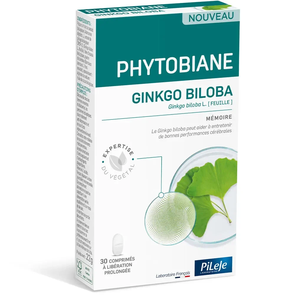 Pileje Phytobiane Ginkgo Biloba Memoria 30 compresse