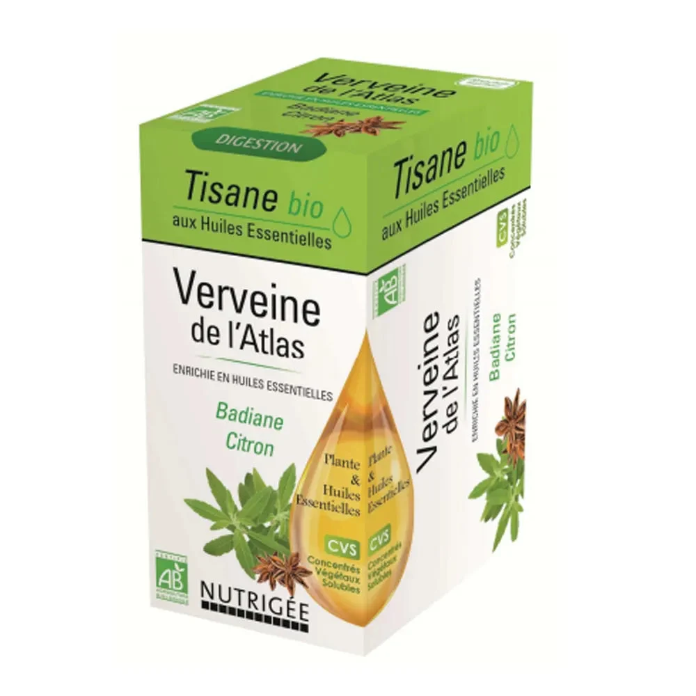 Nutrigée Tisana Verbena Dell'atlante Bio 20 Bustine