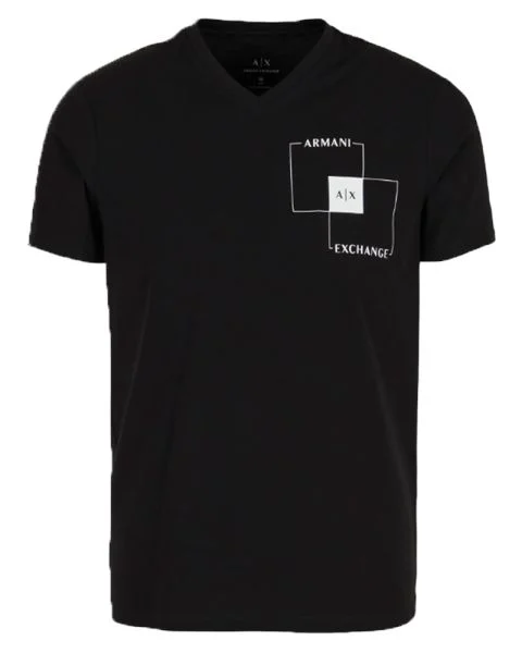 Armani Exchange Men T-Shirt Sort Str. XL