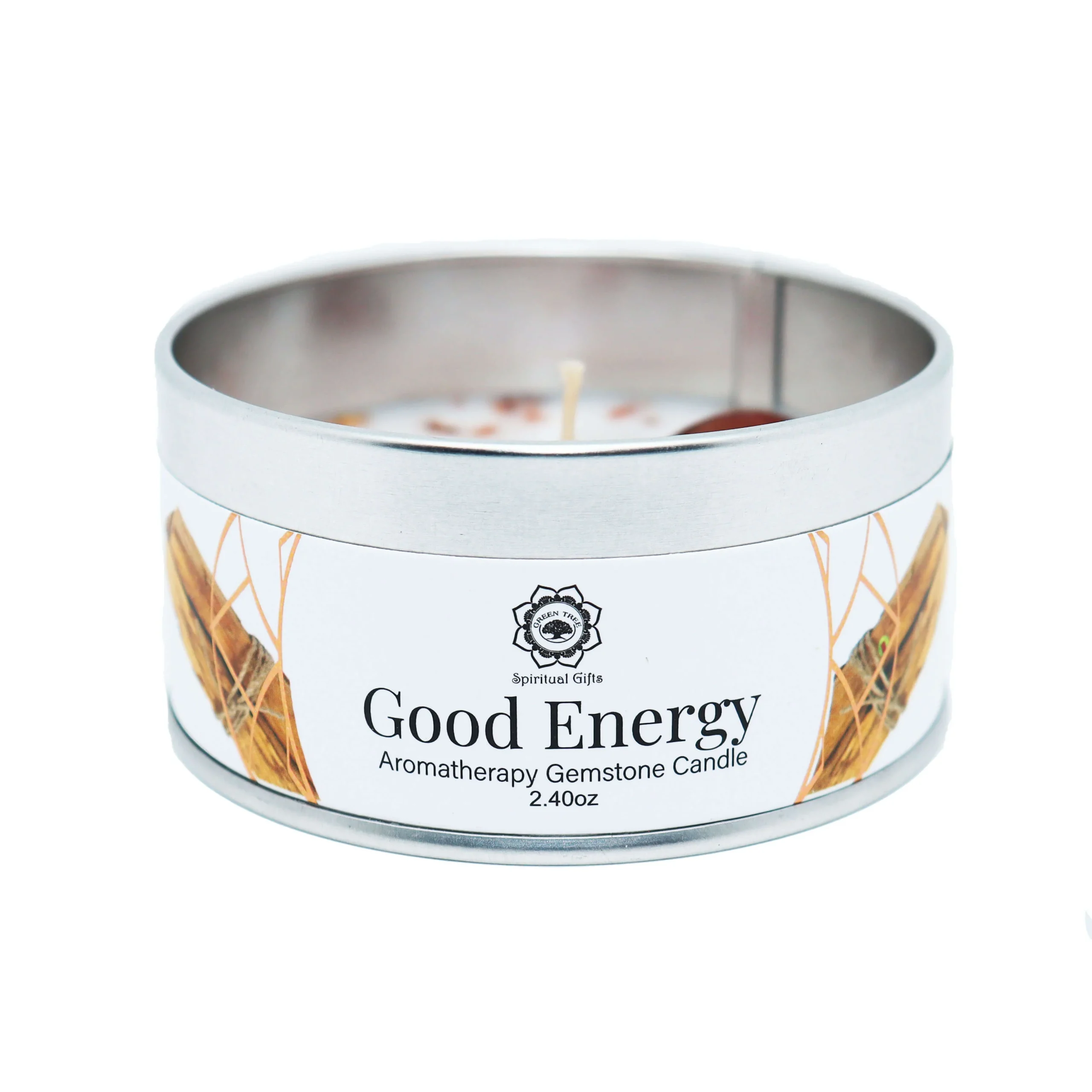 Palo Santo e Corniola - Candela Profumata Artigianale - 70g