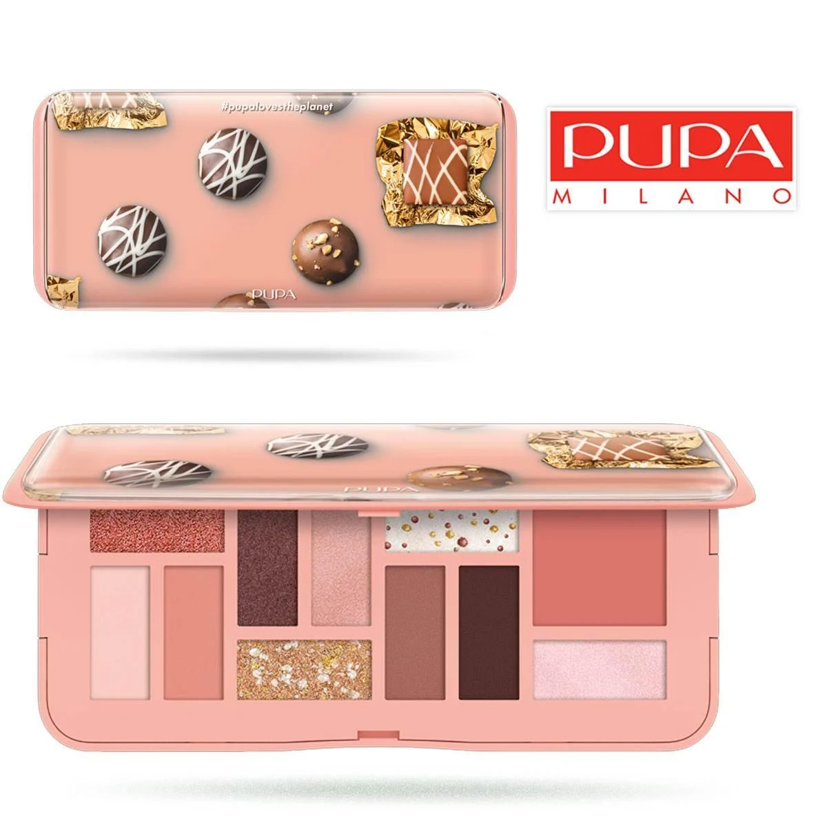 Pupa palette m cioccolato rosa 008