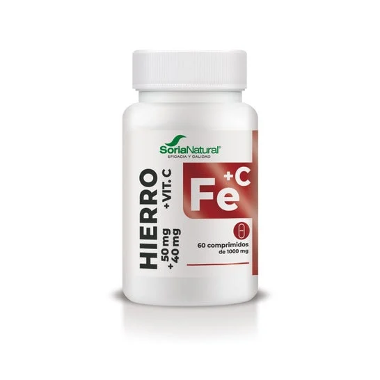 Soria Natural Ferro + Vitamina C 60comp