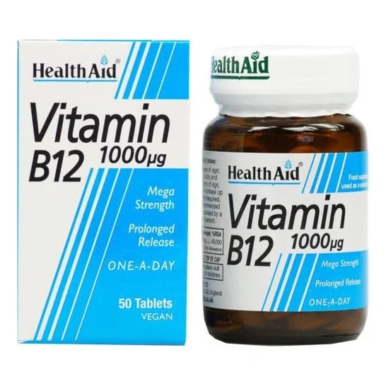 HealthAid Vitamina B12 1 000 Ui 50comp