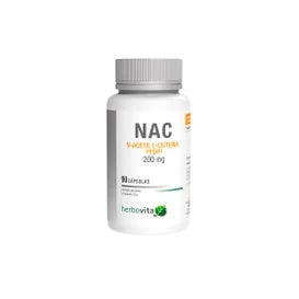 Herbovita Nac N-Acetil L-Cisteína Vegan 200mg 90caps