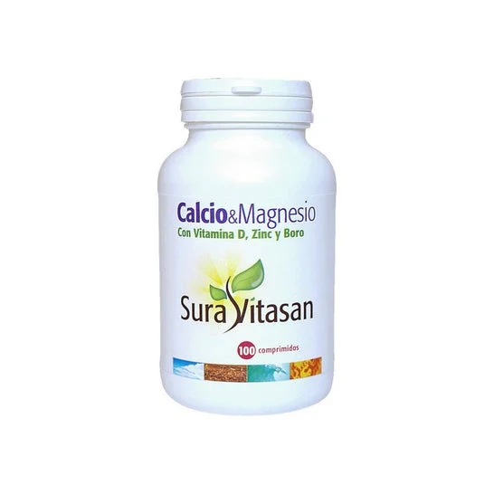 Sura Vitasan Calcio & Magnesio + D + K + K + Zinco + Boro 100Caps