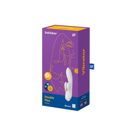 Satisfyer Double Flex Vibratore Bianco 1 Unità