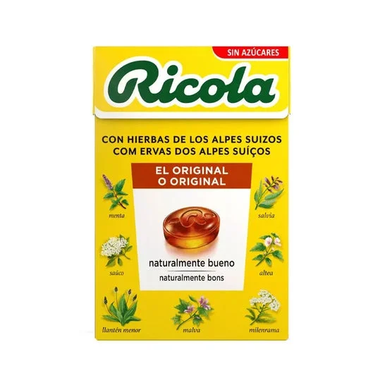 Ricola Erbe Svizzere Caramelle senza zucchero 50g