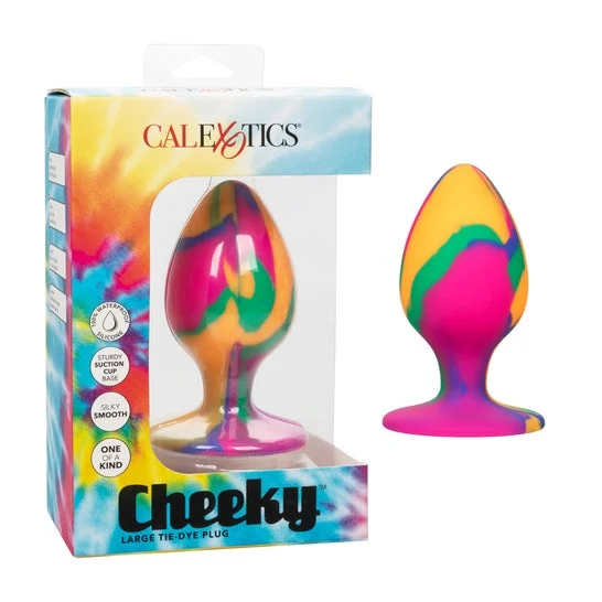 CalExotics Cheeky Large Tiedye Anal Plug 1 Unità