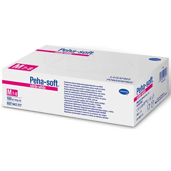 Hartmann Peha-Solf bianco nitrile senza polvere taglia media