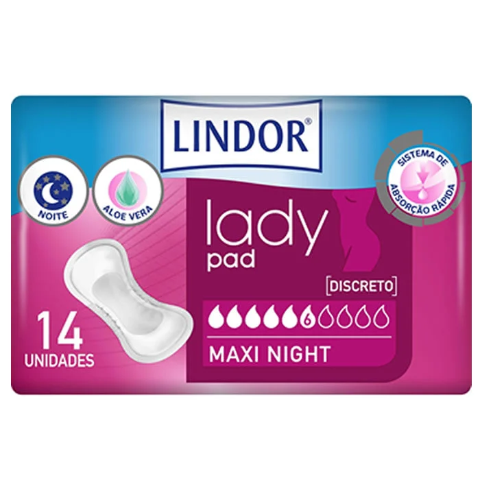 Lindor Lady Pad Maxi Notte 6 Gocce