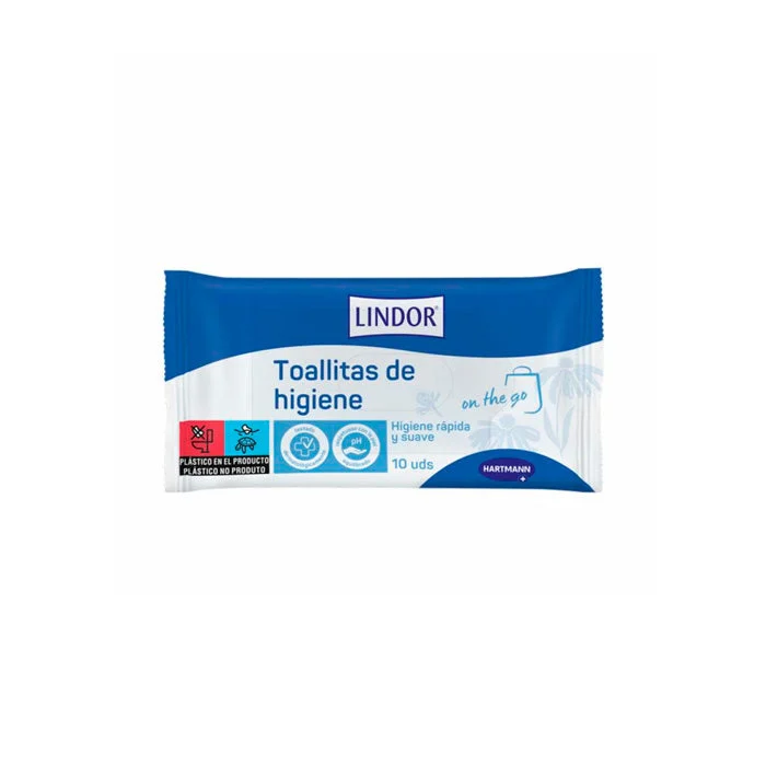 Salviette umidificate Hartmann Lindor 10 unità