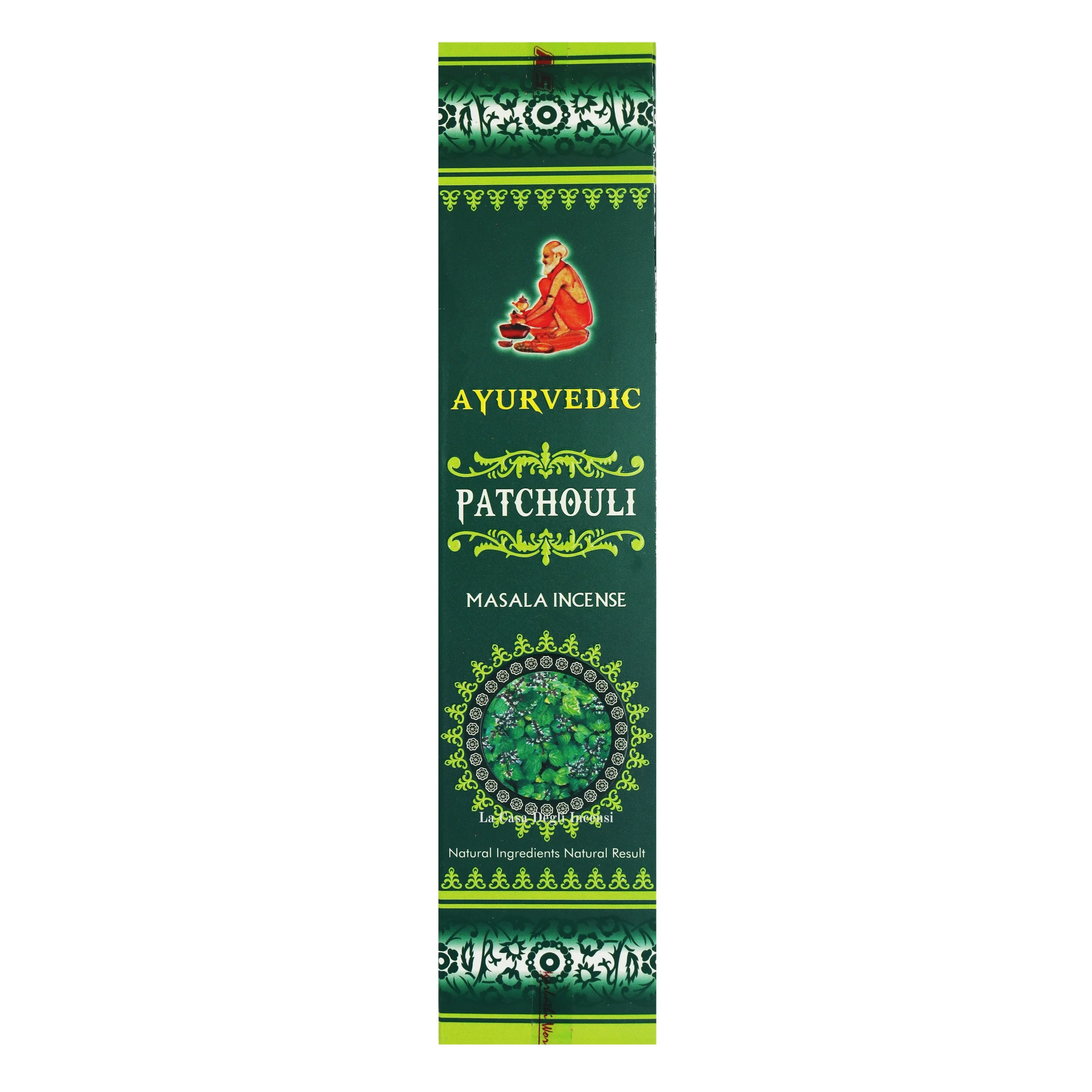 Patchouli - Bastoncini di incenso Ayurvedic - 15g