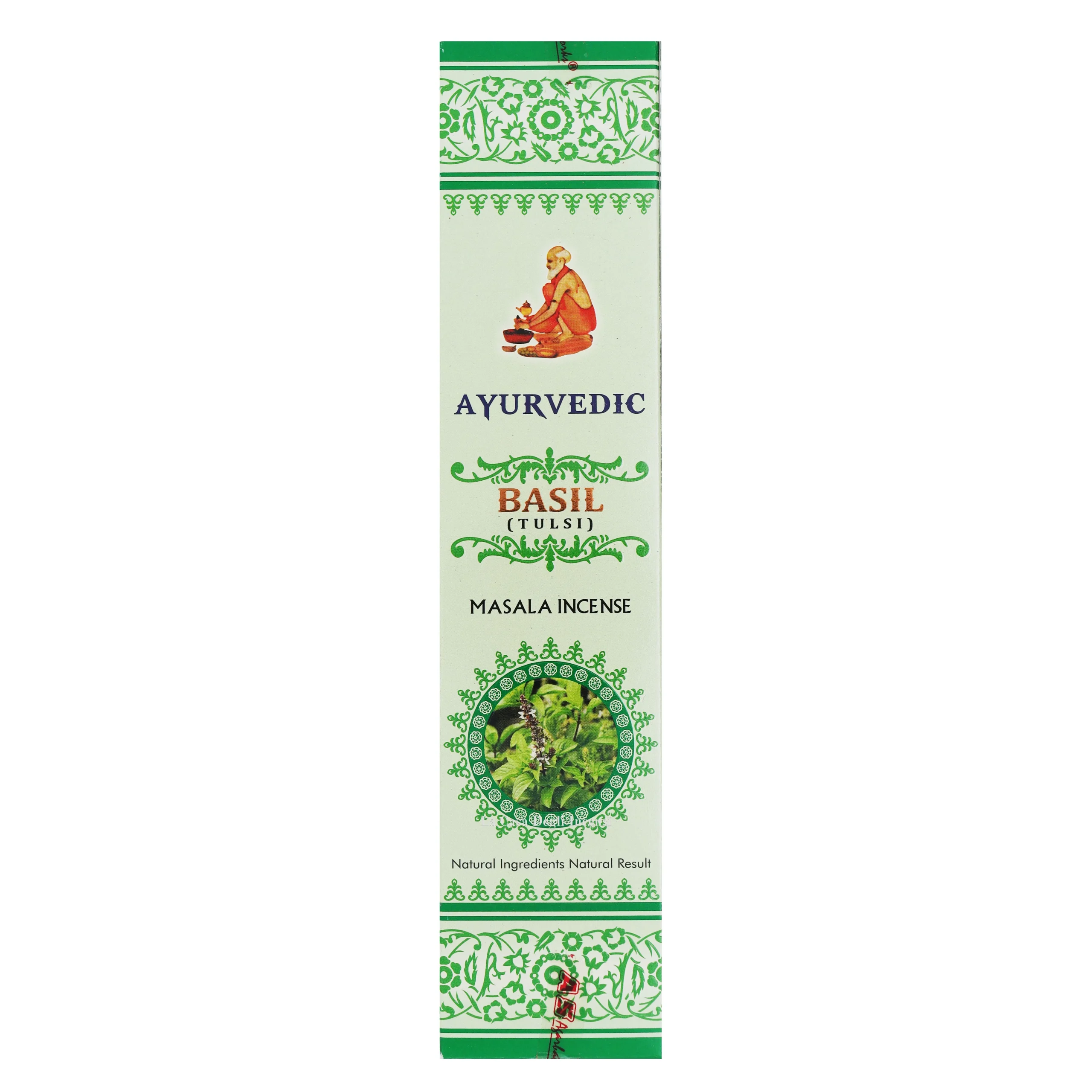 Basilico - Bastoncini di incenso Ayurvedic - 15g