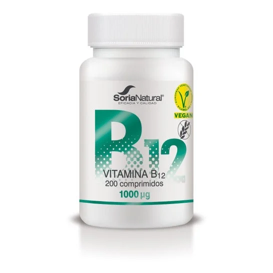 Soria Natural Vitamina B12 250mg Vegan 200comp