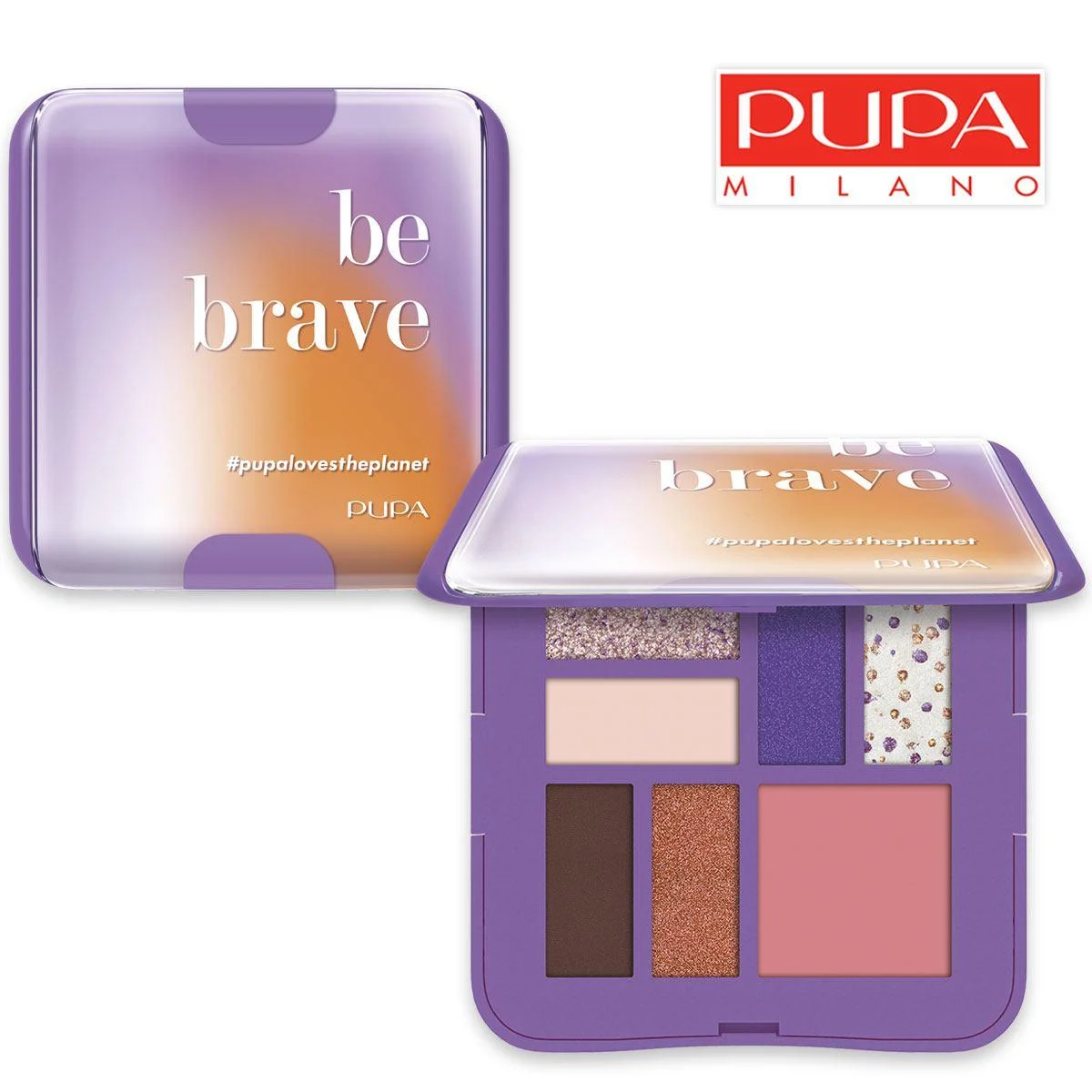 Pupa Life nella palette di colori be brave 002 viola