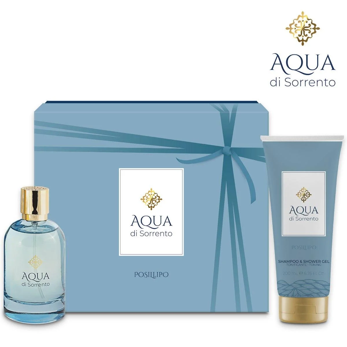Aqua di sorrento posillipo cofanetto regalo (EDP 100ml + bagnoschiuma 200ml)